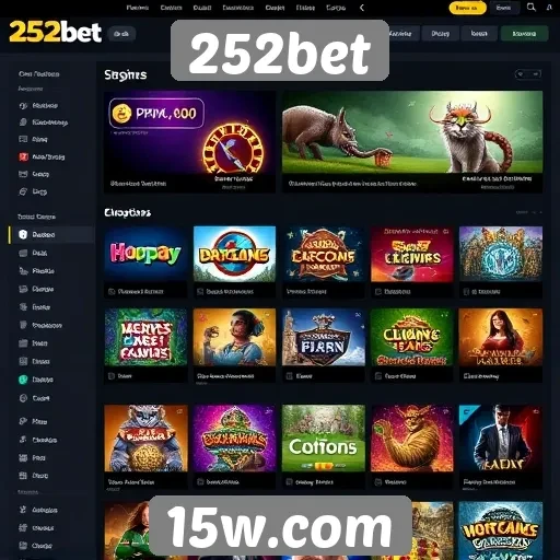 Novidades na interface do 252bet